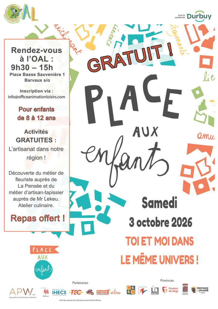 Place aux enfants 2026